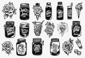 Juice wrld lyrics tattoo idea