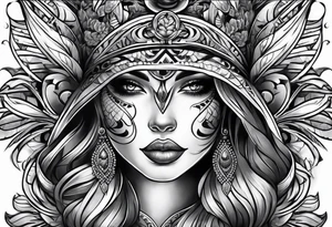 Chicano style tattoo for leg sleeve tattoo idea