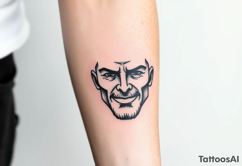 poker face tattoo idea