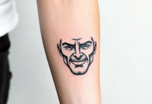 poker face tattoo idea