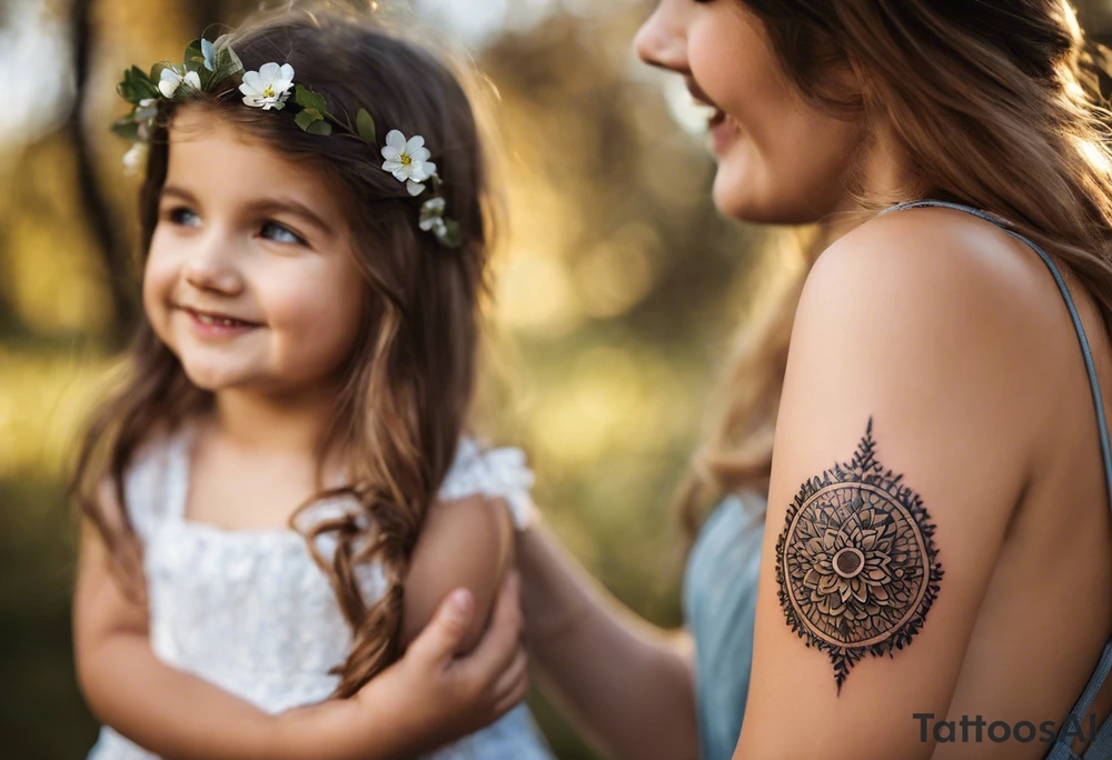 Das Tattoo sollte einen Stammbaum haben wo das Geburtsdatum meiner Kinder zu sehen ist. Über diesen Stammbaum sollen mehrere Schwerte sein wie das Damaglos, das Angriffe auf meine Familie zeigen soll. Ein Symbol das den Schutz und die Stärke von Uns zeigt währe ebenfalls gut. Der Tot von meiner Mutter 2018 sollte auch zu finden sein tattoo idea