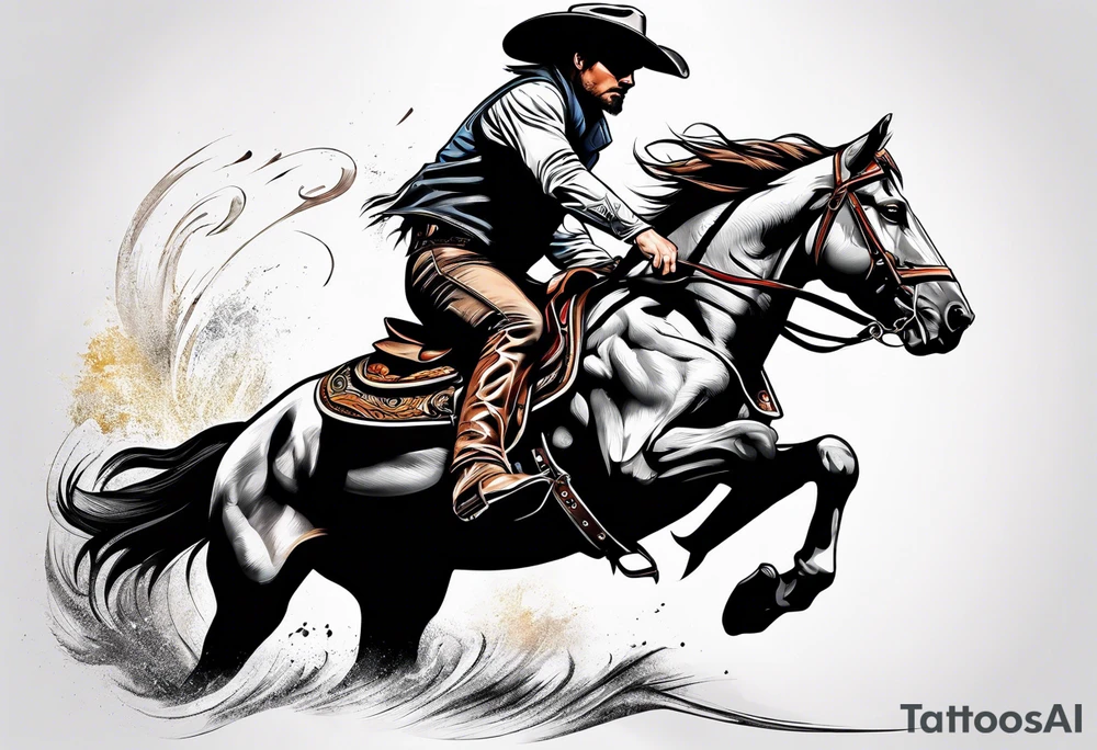 Cowboy tattoo idea