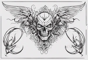 I want chest tattoo for men . Continuous Line Tattoo style . No scull or devil on tatoo some modern style tattoo idea