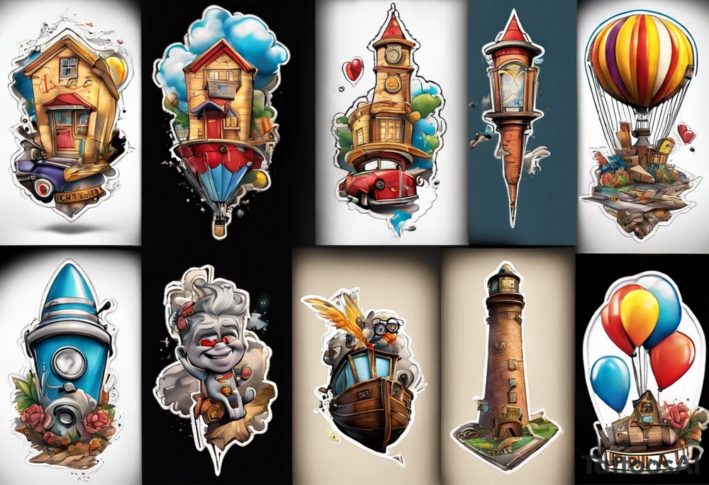 up! movie tattoo idea