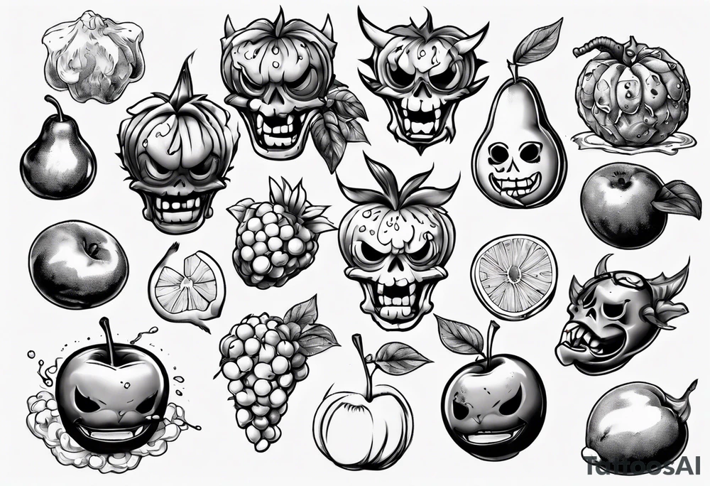 one piece demon fruit tattoo tattoo idea