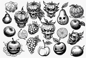 one piece demon fruit tattoo tattoo idea
