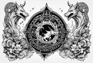 Dungeons and Dragons inspired tattoo idea