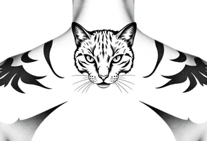 Black Cat tattoo idea