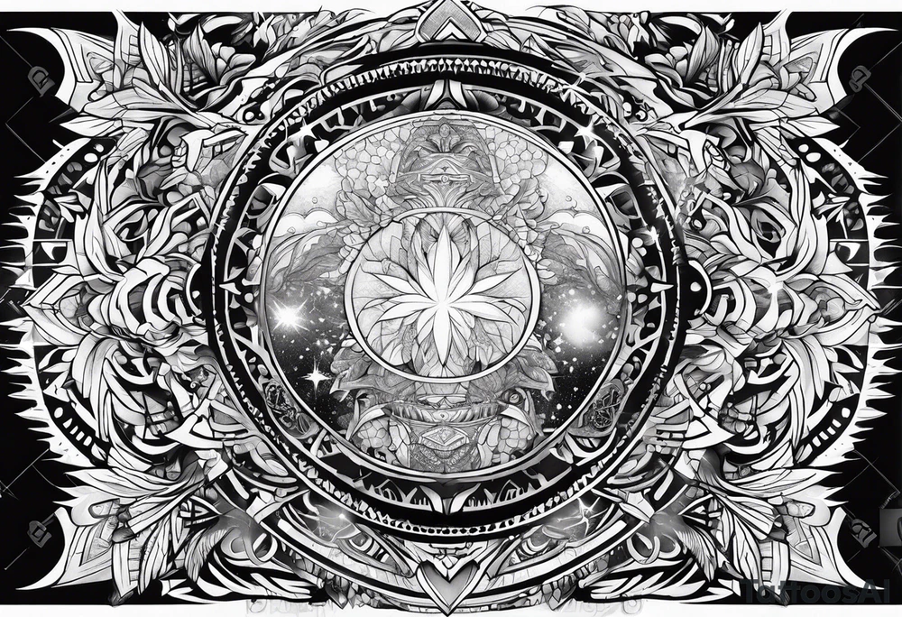 universe quantum field tattoo idea