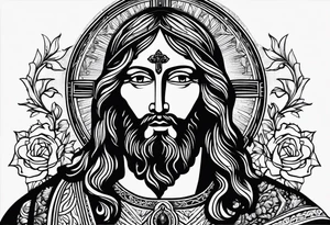 Bacco jesus tattoo idea