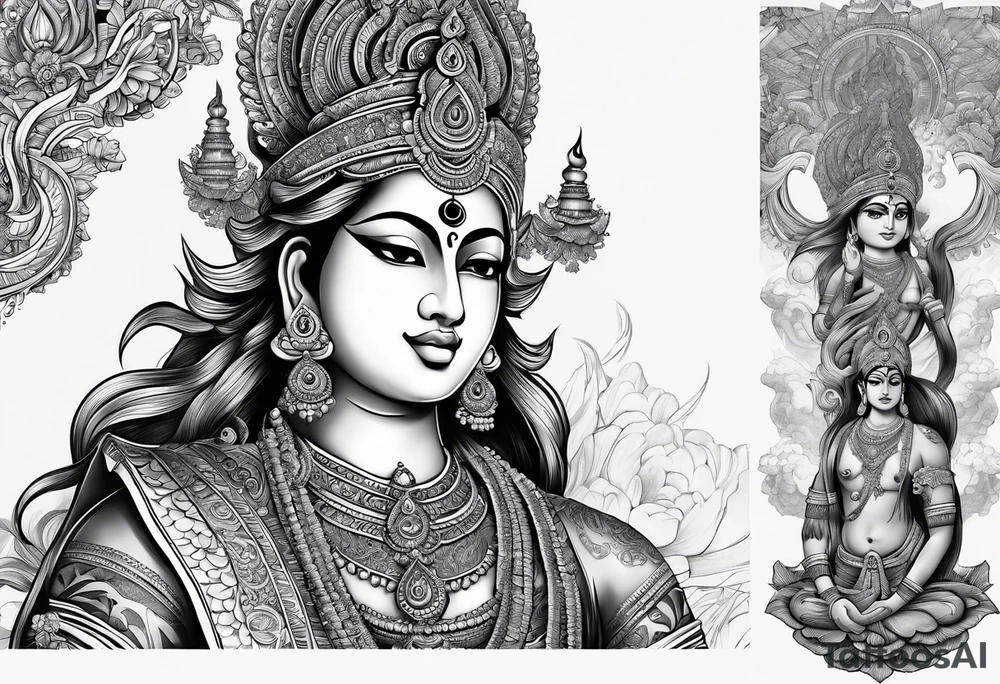Story of ramayanam tattoo idea