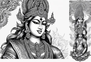 Story of ramayanam tattoo idea