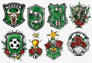 werder bremen fußball, tattoo idea