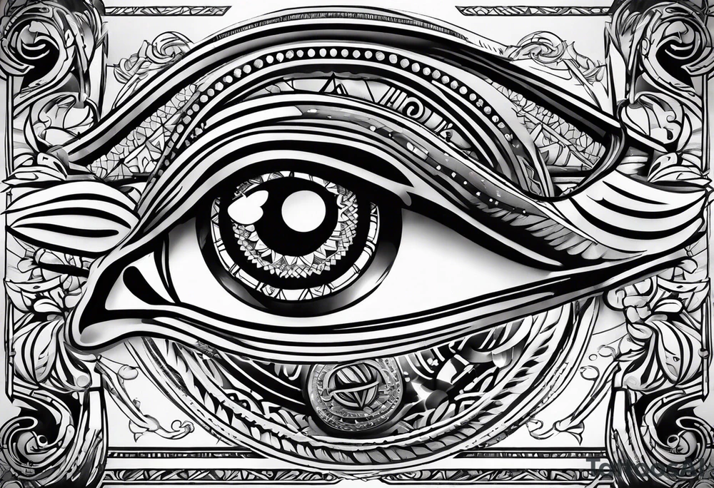 eye of horus tattoo idea
