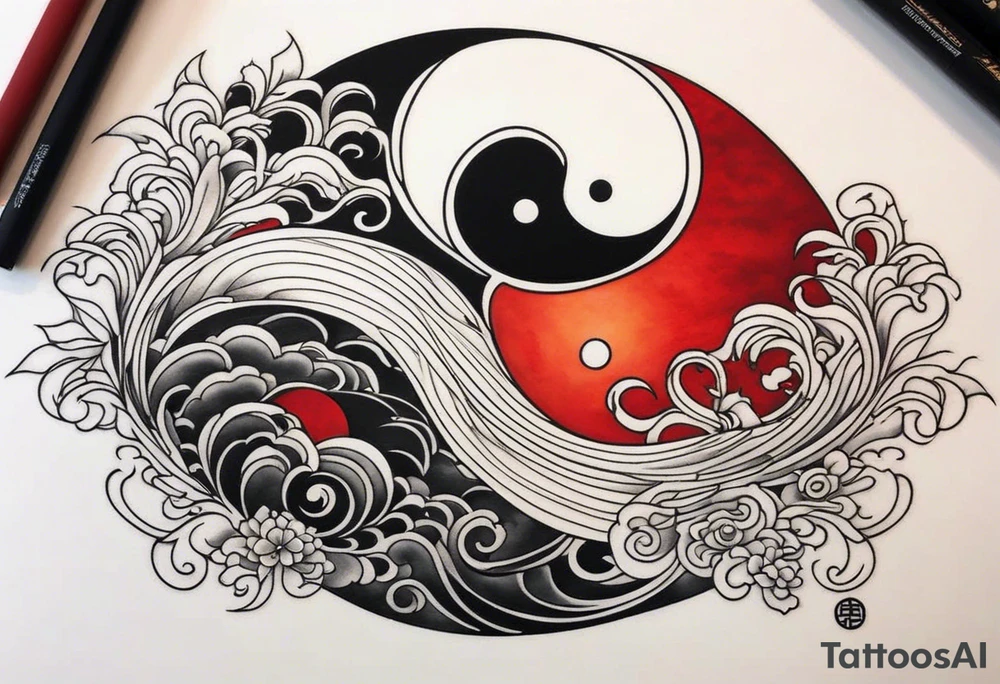 Yin Yang tattoo idea