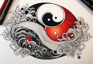Yin Yang tattoo idea