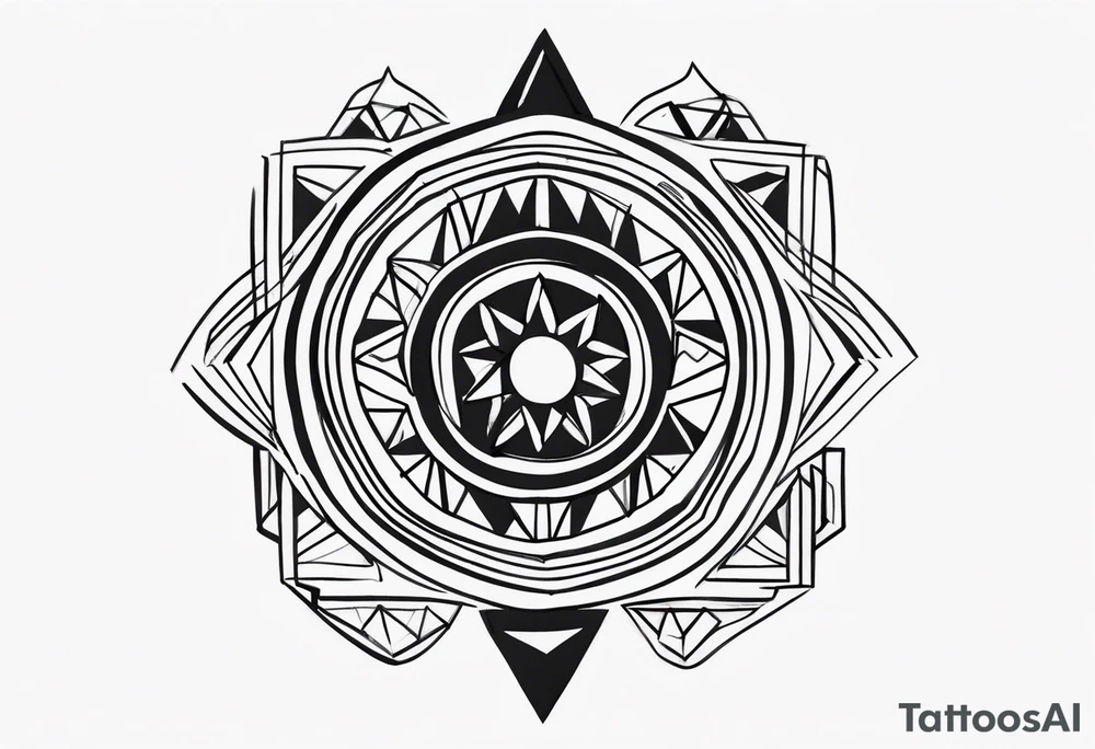 african art tattoo idea