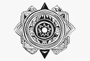 african art tattoo idea