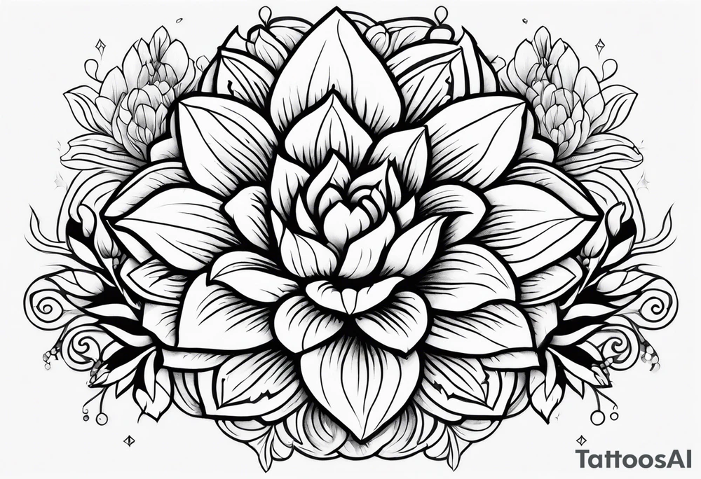 Flowers, Leo, mental health tattoo idea