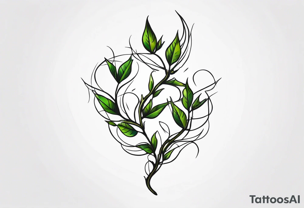 Thorny Vine tattoo idea