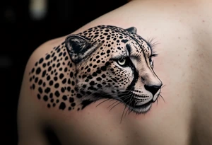 cheetah tattoo tattoo idea