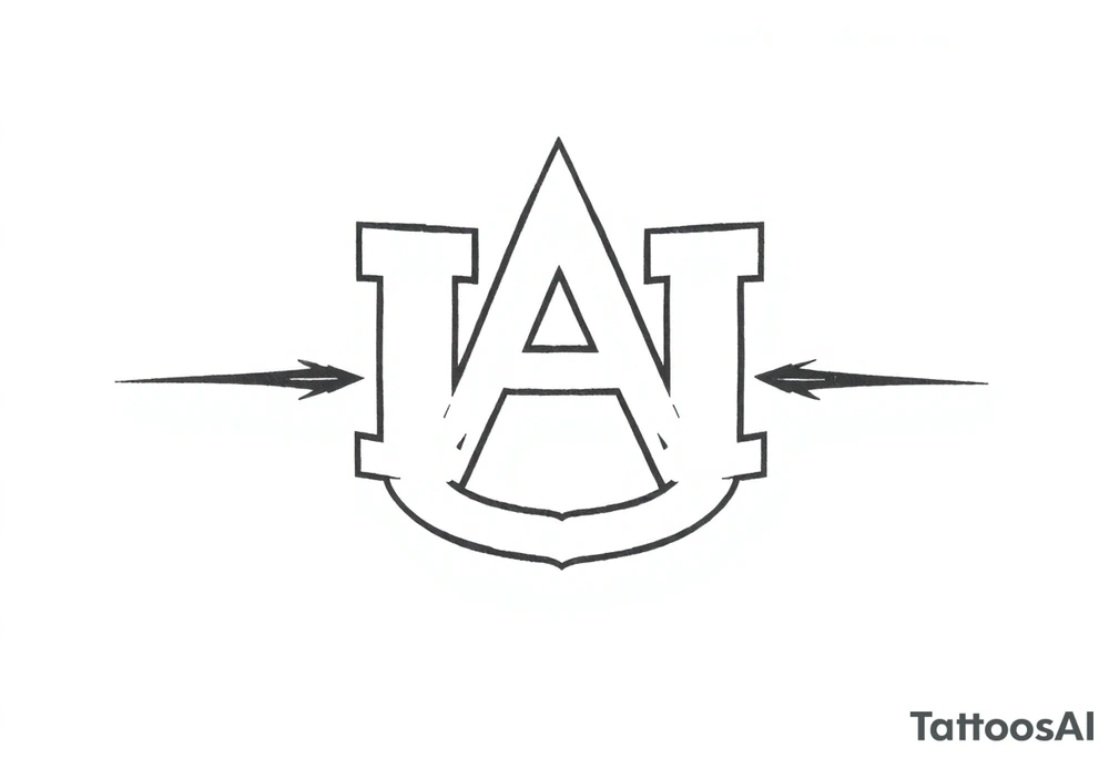 Auburn symbol tattoo idea
