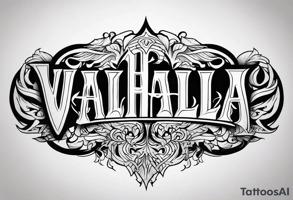 Valhalla tattoo idea