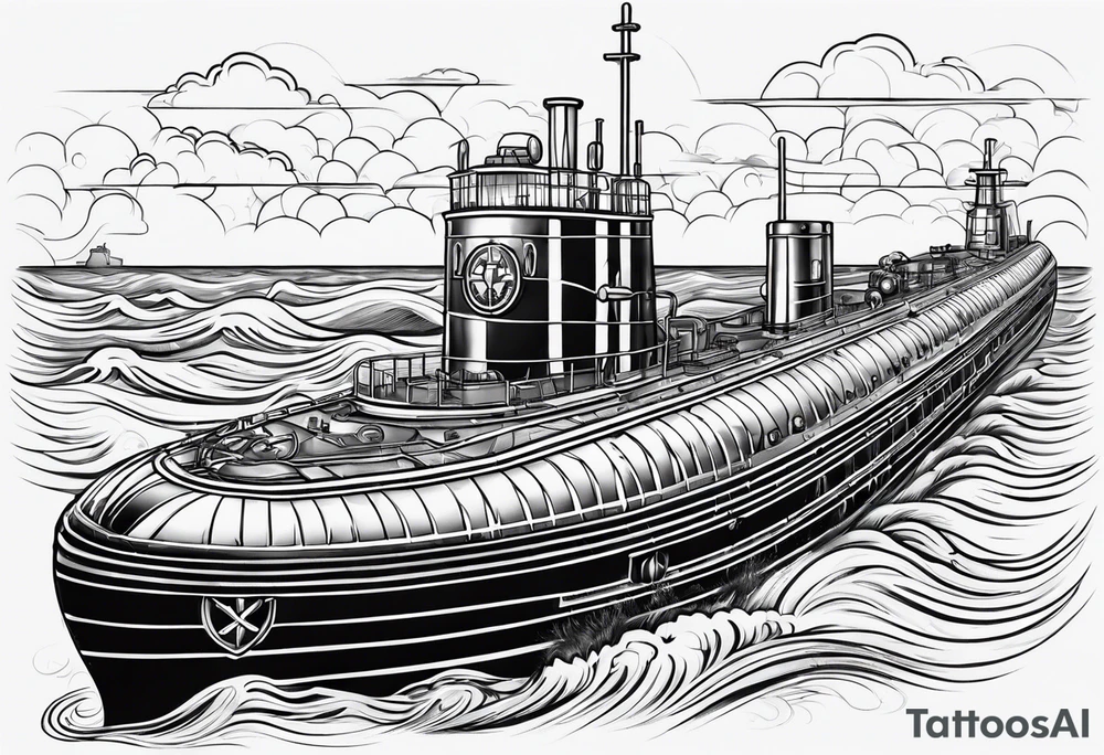 Scottish, Yorkshire, submarine, biker tattoo idea