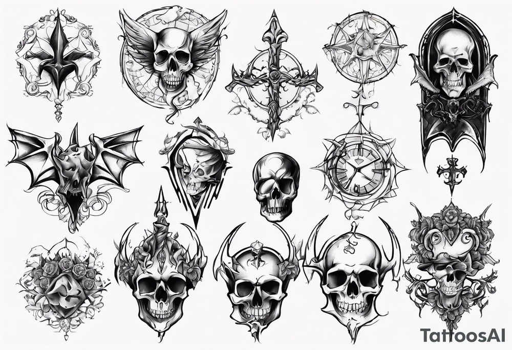 Gothic tattoo idea