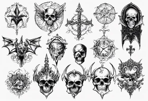 Gothic tattoo idea