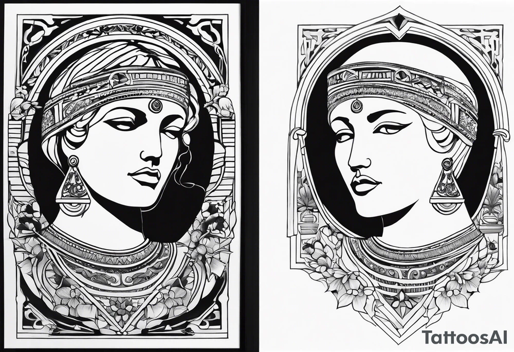 Griechischen Statue mann und frau tattoo idea