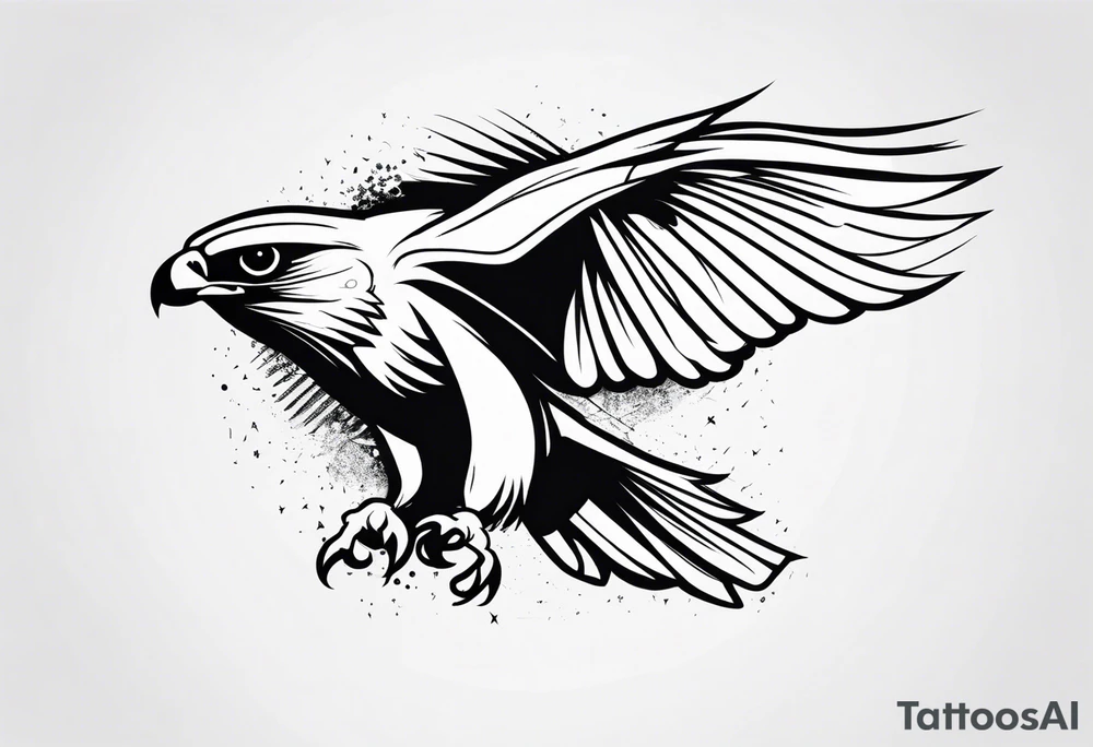 Fierce Falcon tattoo idea