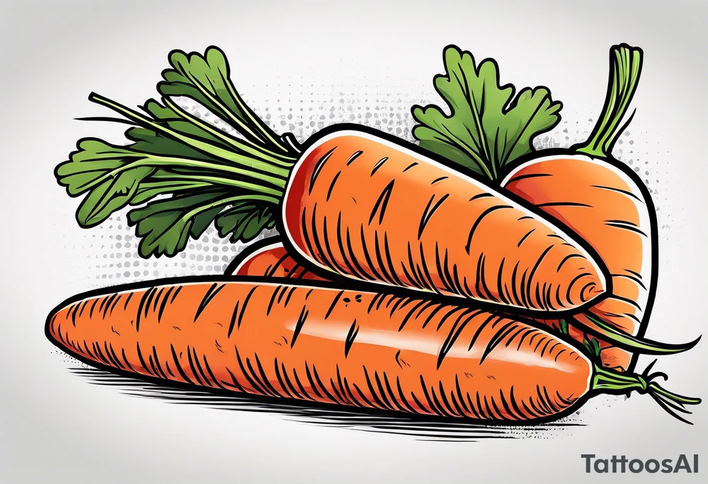 Carrot, Cherry tattoo idea