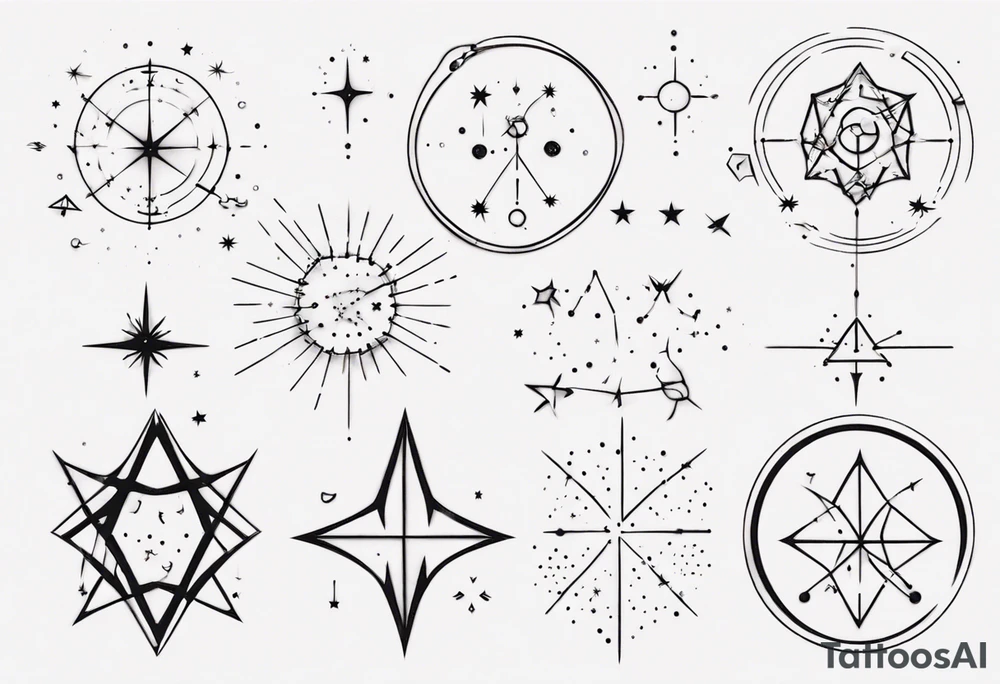 Constellation tattoo idea