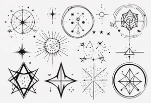 Constellation tattoo idea