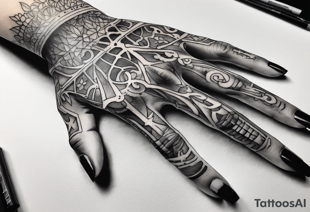 skeleton hand,says kayla somewhere on it, tattoo idea