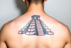 Quetzalcoatl pyramids tattoo idea