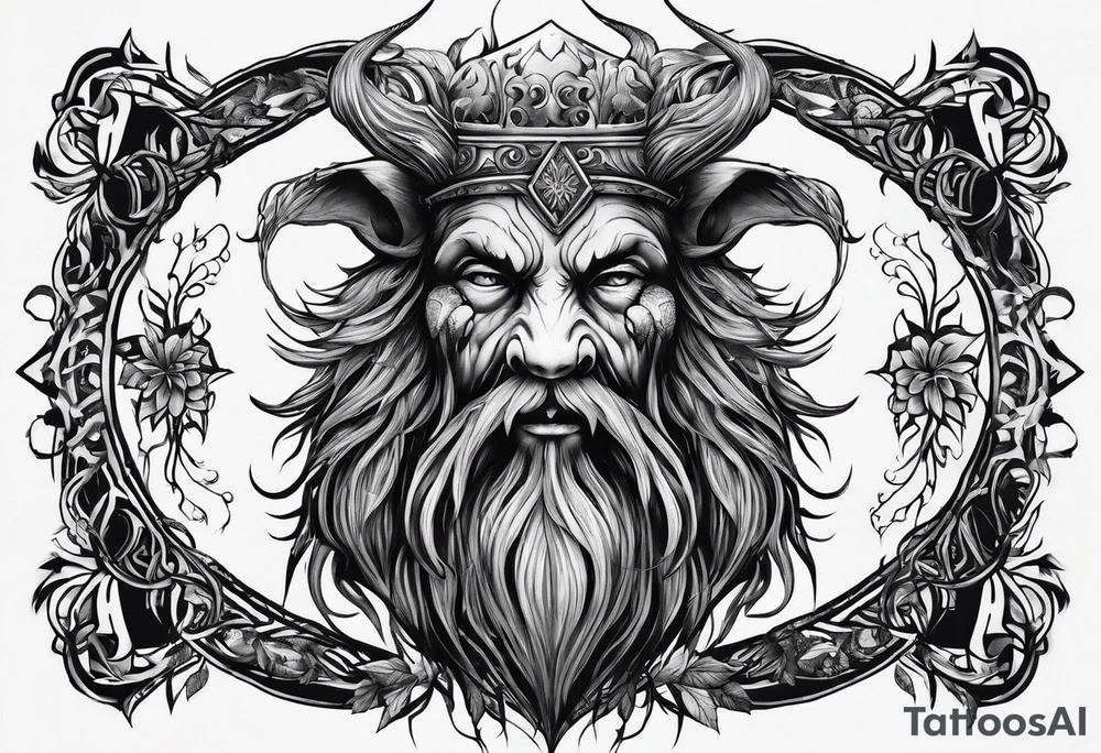 Leshy creepy tattoo idea