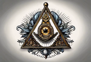 compliance-oriented tattoo calling to action to be part of integrity using compliance and freemasonry discreet symbols tattoo idea