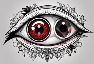 Sharingan eyes tattoo idea