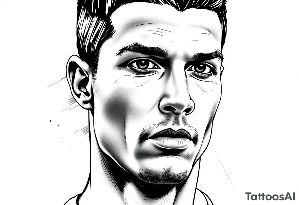 Cristiano Ronaldo tattoo idea