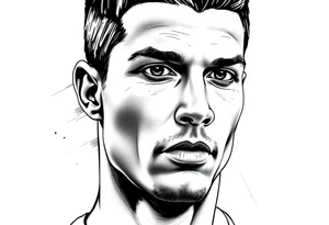 Cristiano Ronaldo tattoo idea