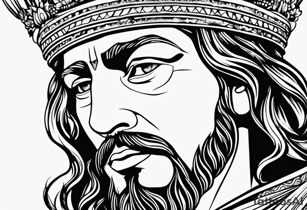 nombre de jesus en pes tattoo idea