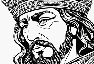 nombre de jesus en pes tattoo idea