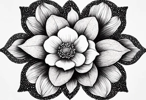 March April June November December birth flowers on infinity symbol tattoo idea
