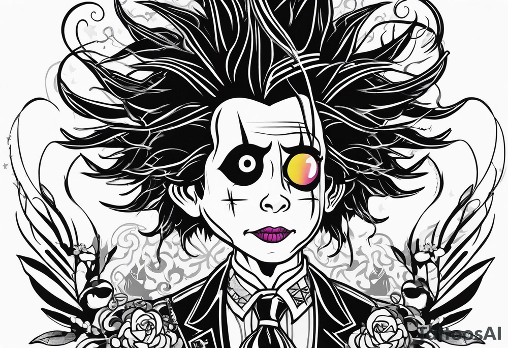 Edward Scissorhands tattoo idea