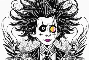 Edward Scissorhands tattoo idea