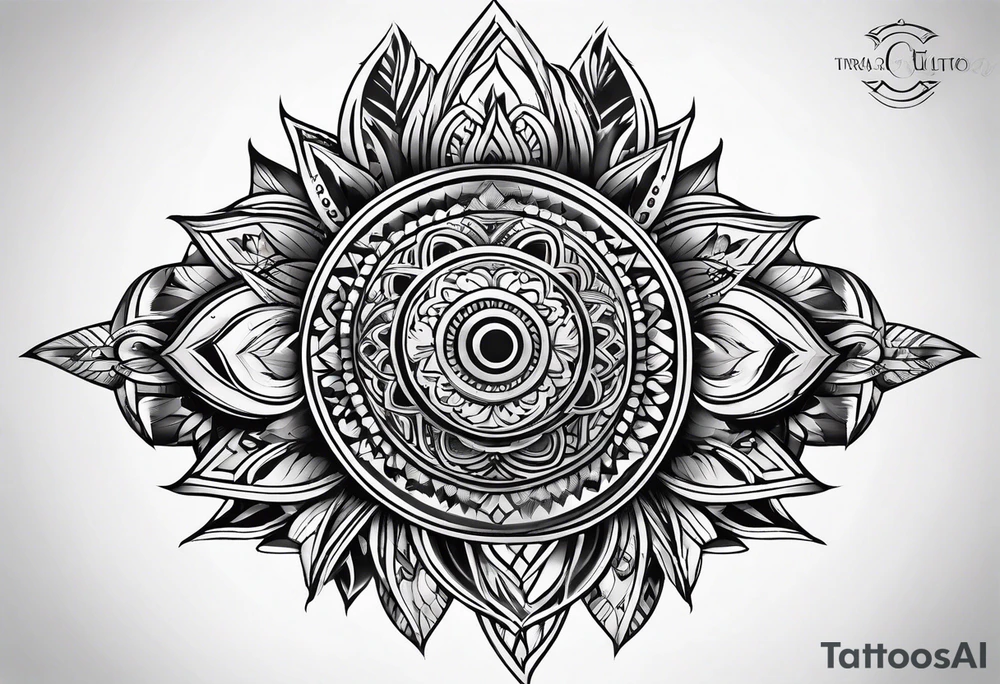 Tribal lure tattoo idea