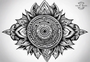 Tribal lure tattoo idea