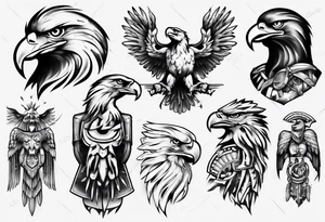 American Eagle Warrior tattoo idea